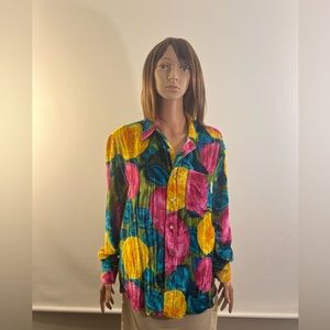 Marni Printed Long Sleeve Blouse
